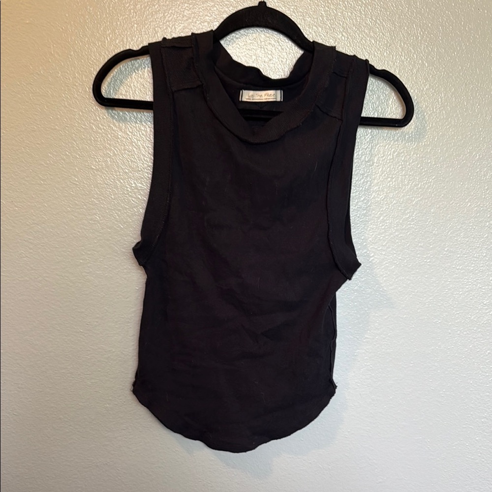 We The Free Black Muscle Tee